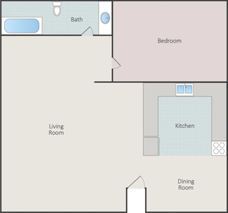 The-Boardwalk - One Bedroom / One Bath*