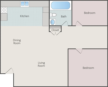 The-Wave - Two Bedroom / One Bath*